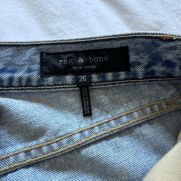 Rag & Bone distressed boyfriend jeans - barely worn - Picture 2 of 3